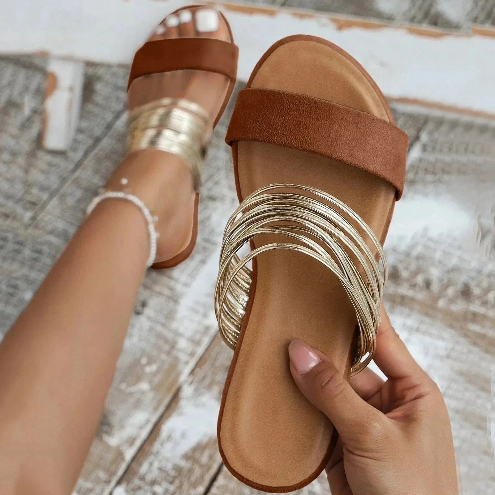 Alma Collection | Orthopedic Sandals with Plush Cushioning | Slip-On Design for All-Day Comfort