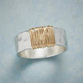 Auriel Collection | Vintage Gold Thread Ring with Elegant Design | Timeless Jewelry for Sophisticated Style 0