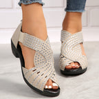 Avery Collection | Women's Sandals with Adjustable Straps & Cushioned Comfort | Elegant Style for All-Day Wear