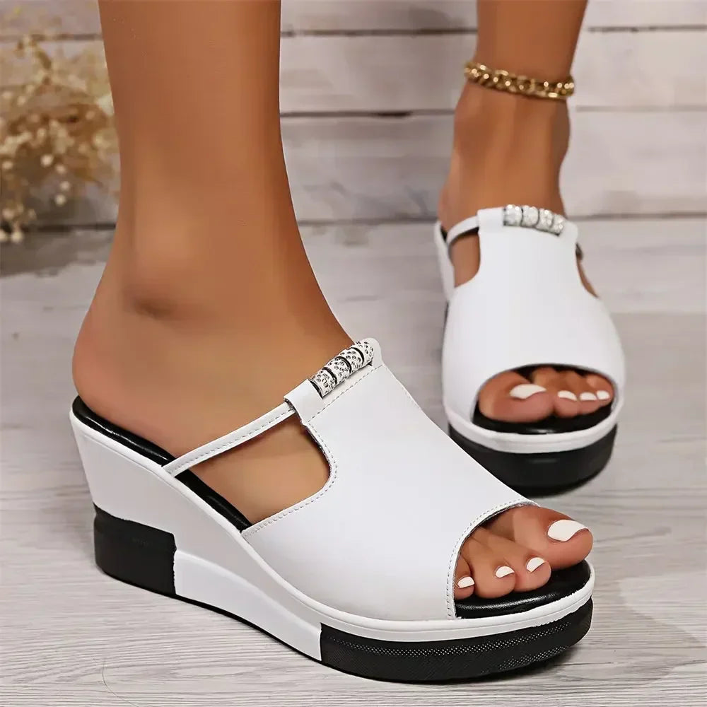 Belle Collection | Women's Sandals with Orthopedic Wedge & Cushioned Support | Stylish Comfort for All-Day Wear