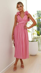 Belle Collection | Women's Summer Dress with Flattering Silhouette | Light and Breathable Fabric for Effortless Elegance