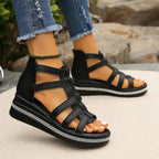 Blythe | Women's Sandals with Cushioned Sole | Elegant Wedge Design for All-Day Comfort