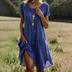 Boho Chic | Women's Dress with Flattering Tummy-Smoothing Fit | Lightweight Summer Elegance for Every Occasion