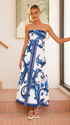 Briar Collection | Women's Dress with Vintage-Inspired Print | Elegant Style for Special Occasions