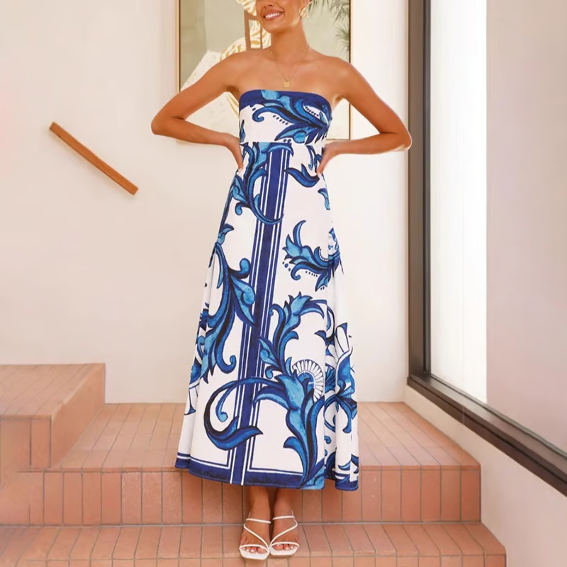 Briar Collection | Women's Dress with Vintage-Inspired Print | Elegant Style for Special Occasions
