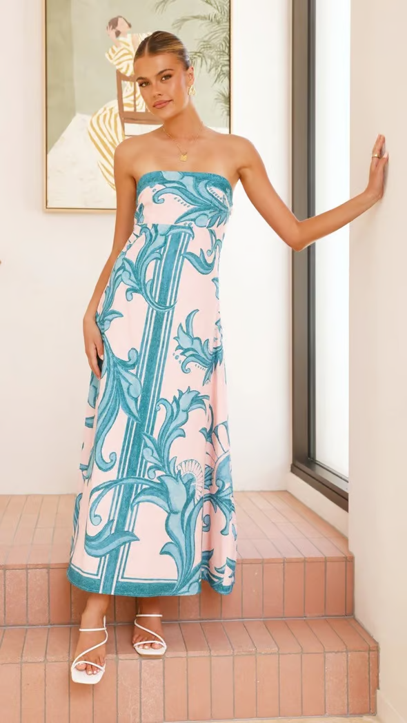 Briar Collection | Women's Dress with Vintage-Inspired Print | Elegant Style for Special Occasions