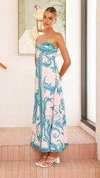 Briar Collection | Women's Dress with Vintage-Inspired Print | Elegant Style for Special Occasions