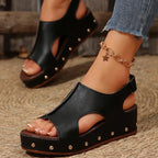 Camellia | Women's Platform Sandals with Cushioned Footbed | Stylish Comfort for All-Day Wear