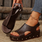 Camellia | Women's Platform Sandals with Cushioned Footbed | Stylish Comfort for All-Day Wear