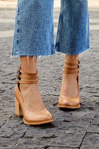 Casilda | Sandals for Women with Thick Block Heel & Adjustable Ankle Strap | All-Day Comfort for Effortless Elegance