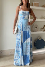 Cassandra | Women's Maxi Dress with Bow-Back Design | Elegant Evening Wear for Effortless Grace