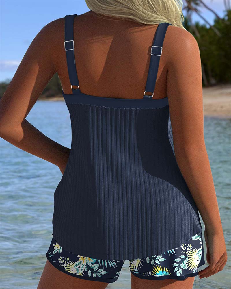 Cassandra | Women's Tankini Swimsuit with Tummy Control & Shorts | Stylish Swimwear for Confidence