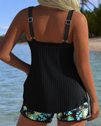 Cassandra | Women's Tankini Swimsuit with Tummy Control & Shorts | Stylish Swimwear for Confidence