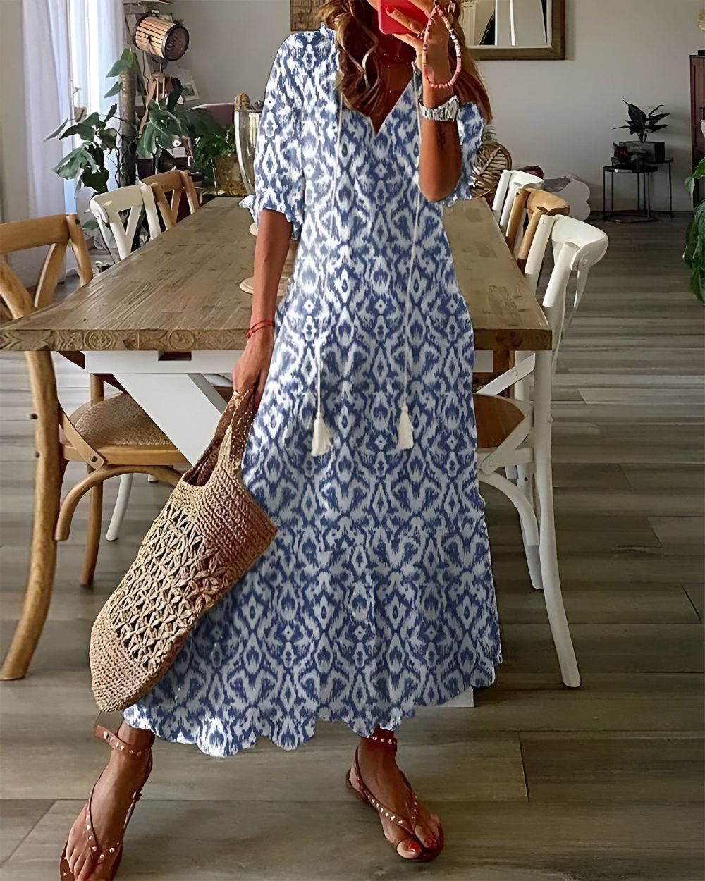 Celina Collection | Women's Dress - Boho Style with Flowy Fit | Summer Dresses for Effortless Style