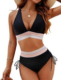 Chic High Waisted Bikini Set with Tummy Control & Push-Up Support for Confidence