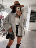 Chic Layering | Women's Cardigan Sweater with Gold Buttons | Soft Knit for All-Season Style 0
