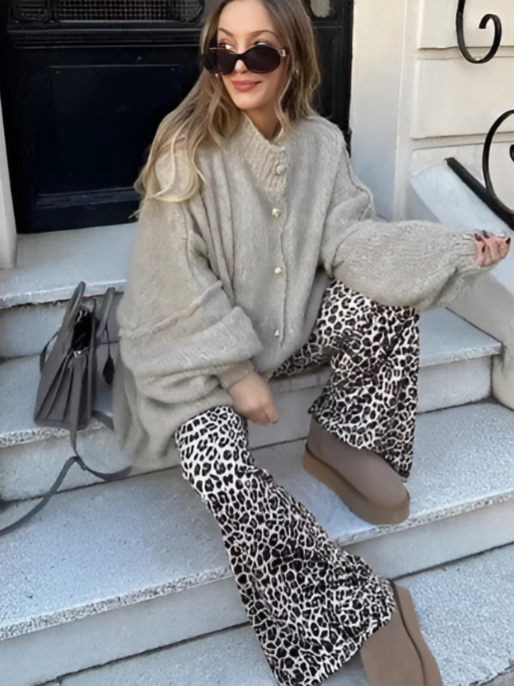 Chic Layering | Women's Cardigan Sweater with Gold Buttons | Soft Knit for All-Season Style 2