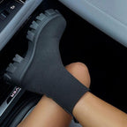 Chic Women's Platform Ankle Boots with Stretchy Knit Fit and Chunky Sole 5