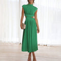 Chloé Collection | Women's Summer Maxi Dress with Halter Neckline | Effortless Elegance for Any Occasion