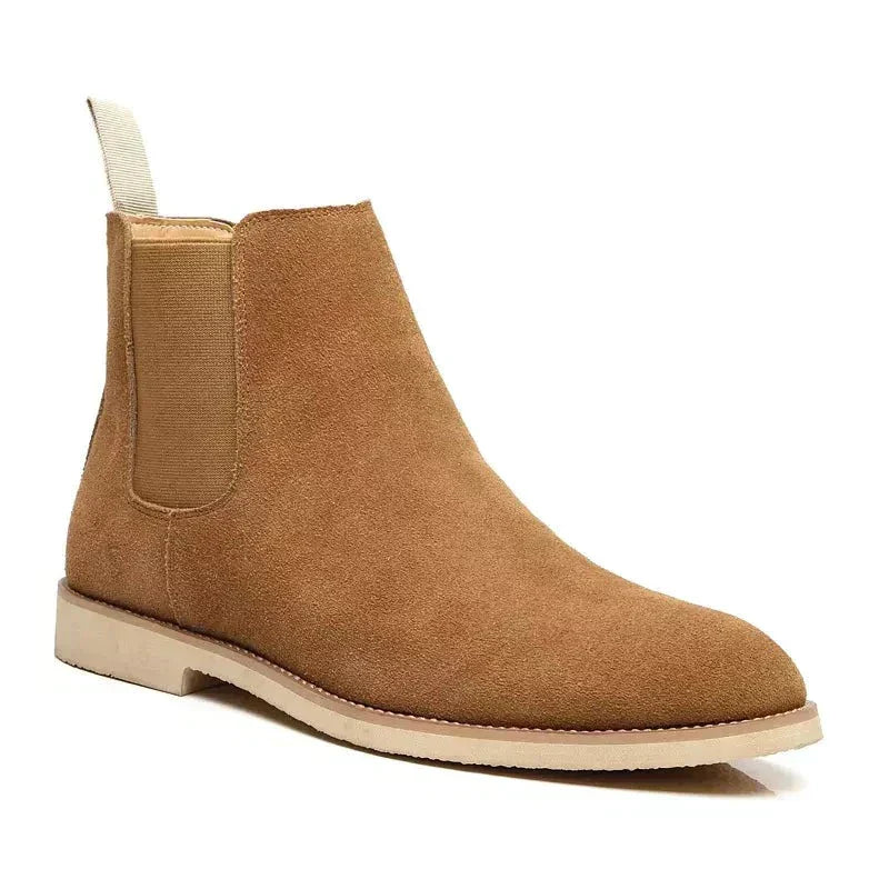 Classic Chelsea Boots for Men | Slip-On Design with Low Heel and Durable Outsole 4
