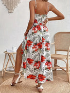 Colette Collection | Women's Floral Midi Dress with Lightweight Fabric | Elegant Summer Style for Effortless Confidence