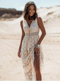 Cynthia Collection | Women's Bohemian Dress with Flattering V-Neck | Effortless Style for Summer Occasions