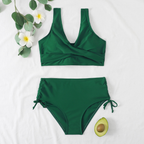 Dawn Collection | High-Waisted Bikini Set with Adjustable Fit | Stylish Swimwear for Effortless Confidence