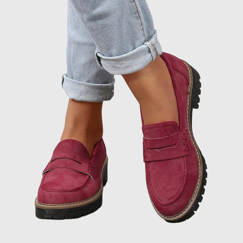 Destiny Collection | Suede Loafers for Women with Slip-On Design | All-Day Comfort Footwear