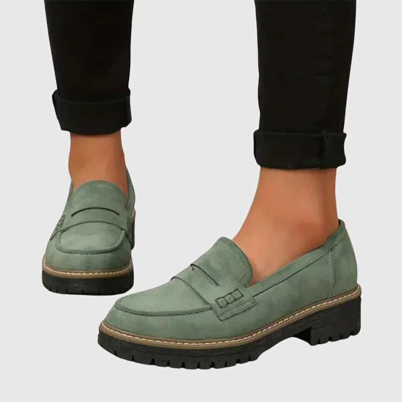 Destiny Collection | Suede Loafers for Women with Slip-On Design | All-Day Comfort Footwear