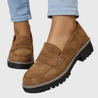 Destiny Collection | Suede Loafers for Women with Slip-On Design | All-Day Comfort Footwear