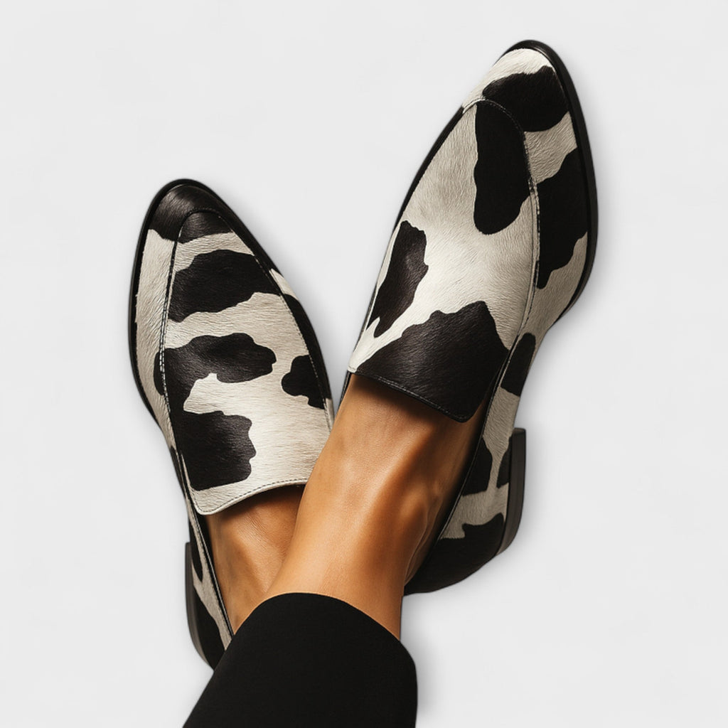 Eleanor Collection | Black Loafers for Women with Cushioned Insole | Stylish Comfort for All-Day Wear