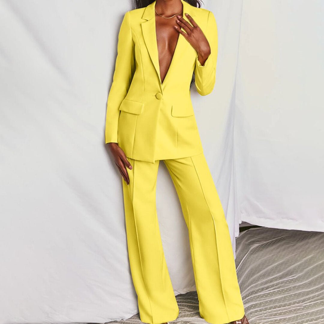 Elegant Chic | Women's Suit with Tailored Fit & Premium Comfort | Versatile Pant Suit for Effortless Style