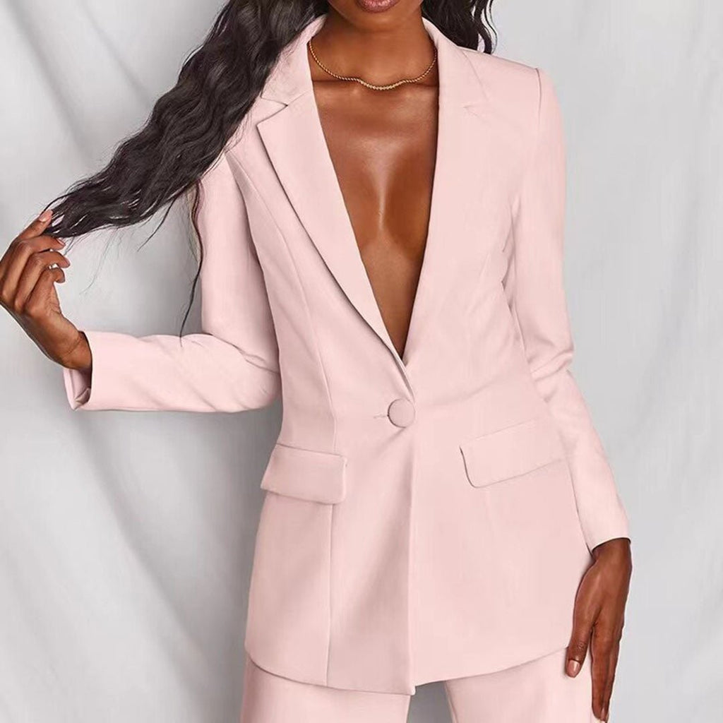 Elegant Chic | Women's Suit with Tailored Fit & Premium Comfort | Versatile Pant Suit for Effortless Style