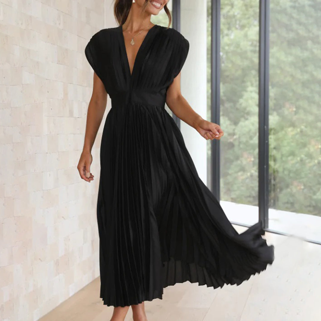Elegant Collection | Women's Black Cocktail Dress with Flattering Fit | Timeless Sophistication for Any Occasion