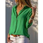 Elegant Collection | Women's Blouse with Long Sleeves & Button Closure | Timeless Style for Any Occasion 1