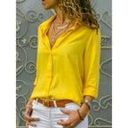 Elegant Collection | Women's Blouse with Long Sleeves & Button Closure | Timeless Style for Any Occasion 2