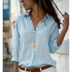 Elegant Collection | Women's Blouse with Long Sleeves & Button Closure | Timeless Style for Any Occasion 3