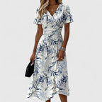 Elegant Collection | Women's Dress with Flattering V-Neck Design | Lightweight Comfort for Versatile Style
