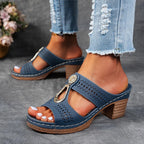 Elegant Comfort | Orthopedic Sandals for Women with Supportive Sole | Stylish Slip-On Design for All-Day Wear