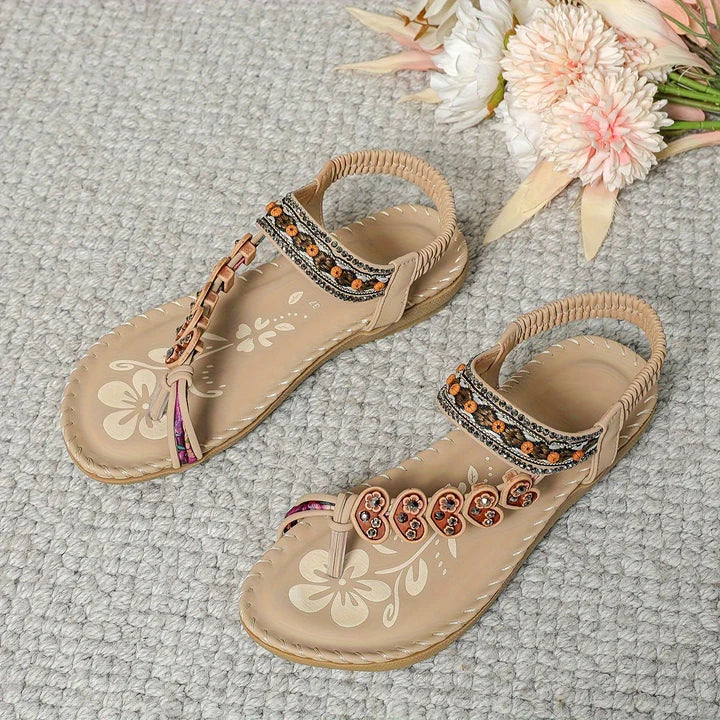 Elegant Comfort | Women's Sandals with Arch Support & Cushioned Footbed | Stylish Design for All-Day Ease