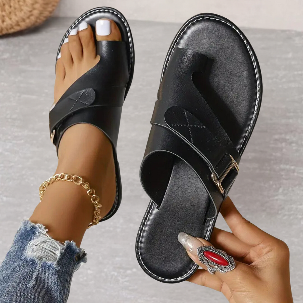 Elegant Comfort | Women's Sandals with Cushioned Footbed | Stylish Support for All-Day Wear