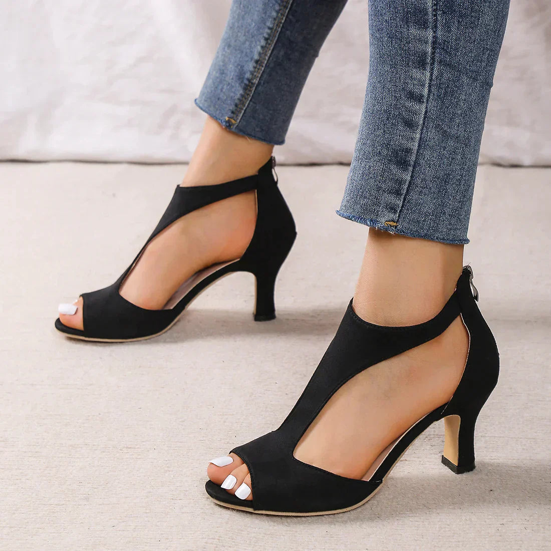 Elegant Comfort | Women's Sandals with Cushioned Insole | Adjustable Fit for All-Day Support