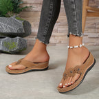 Elegant Comfort | Women's Sandals with Cushioned Insole | Stylish Orthopedic Support for All-Day Wear