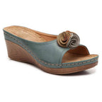 Elegant Comfort | Women's Sandals with Orthopedic Cushioning | Stylish Footwear for All-Day Support