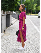 Elegant Floral Dress | Women's Dress with Flattering Fit | Versatile Wedding Guest & Summer Style