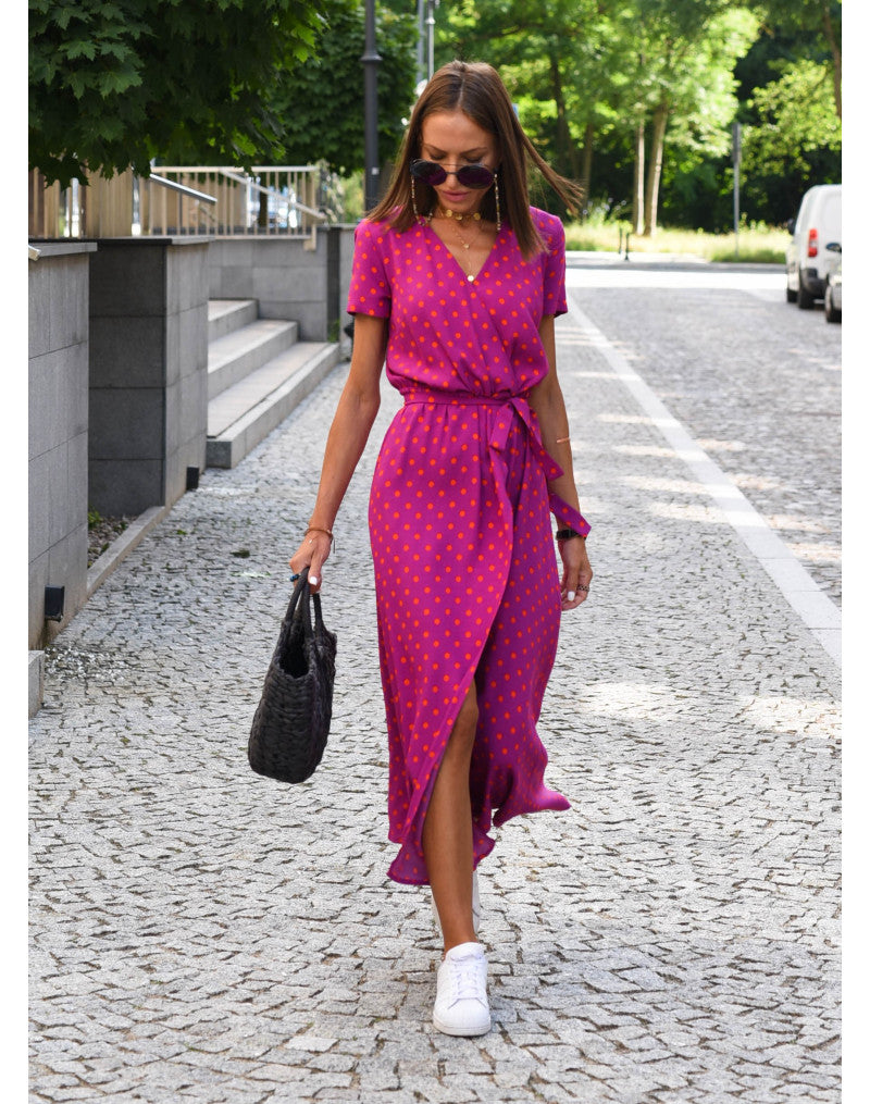 Elegant Floral Dress | Women's Dress with Flattering Fit | Versatile Wedding Guest & Summer Style