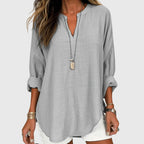Elegant Flowy Beach Shirt for Women with Breathable Fabric | Long Sleeve Design for Effortless Summer Style 4