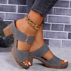 Elegant Footwear | Women's Sandals with Arch Support & Adjustable Straps | Comfortable Design for All-Day Wear