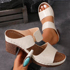 Elegant Footwear | Women's Sandals with Arch Support & Adjustable Straps | Comfortable Design for All-Day Wear