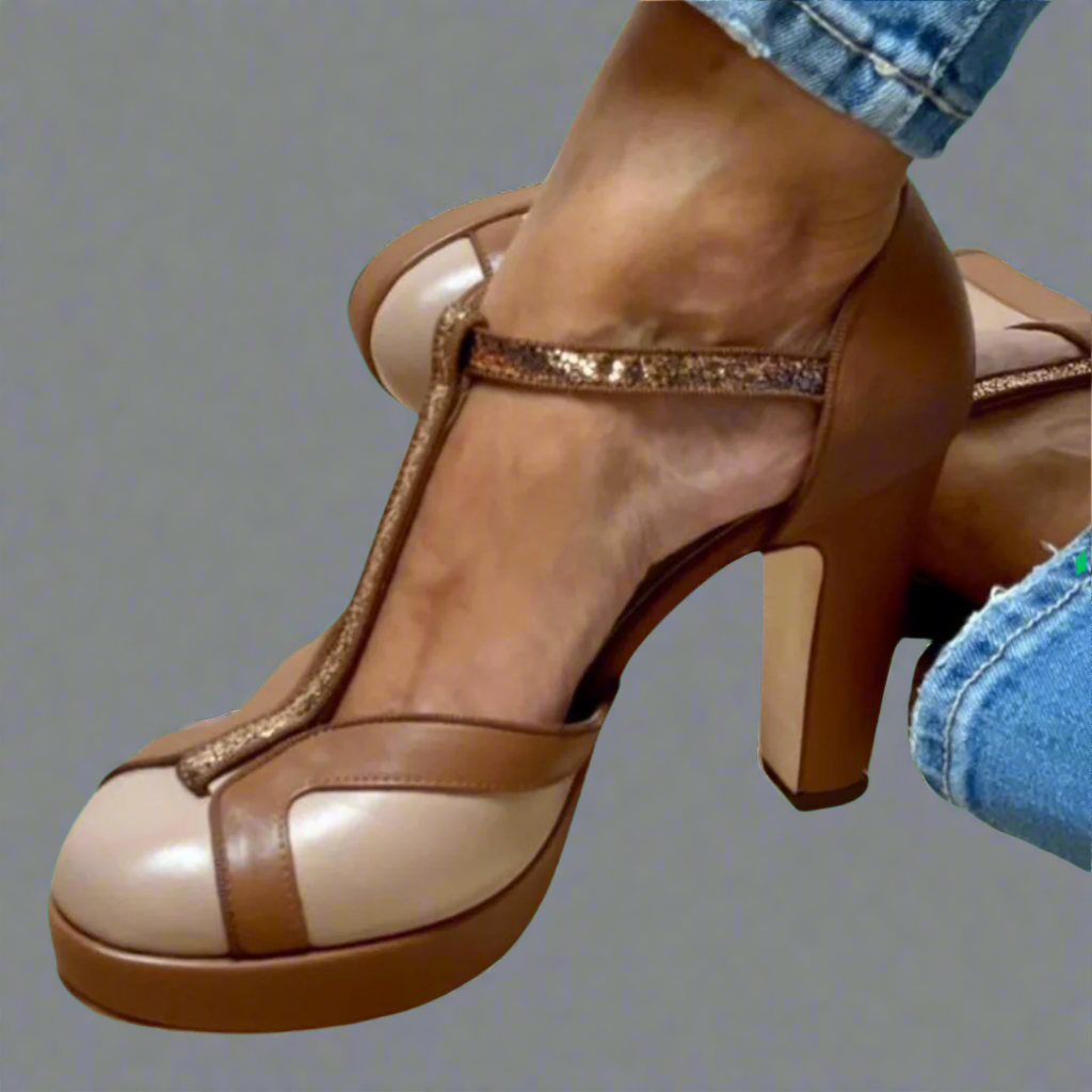 Elegant Heeled Sandals with Orthopedic Comfort | Lightweight Design for All-Day Wear